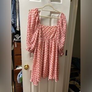 Storia boutique brand! Babydoll square neck dress